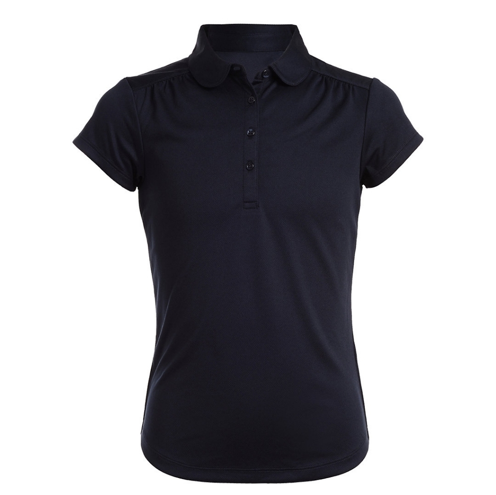 CHAPS Girls Shirred Polo Top M (8-10) NWT - Picture 1 of 3